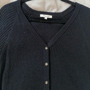 Madewell ribbed button up cardigan sweater